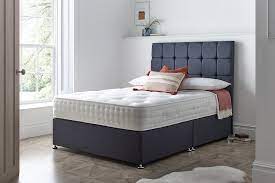 High Quality Luxe Wood Divan Bed with semi firm mattress