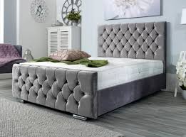 High Quality Luxe Wood Florida Bed with semi firm mattress