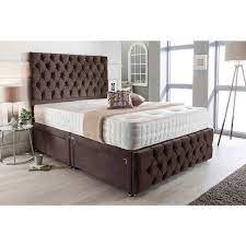 High Quality Luxe Wood Monaco Bed with semi firm mattress